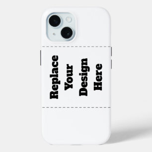オリジナルのホワイト iPhone 15ケース