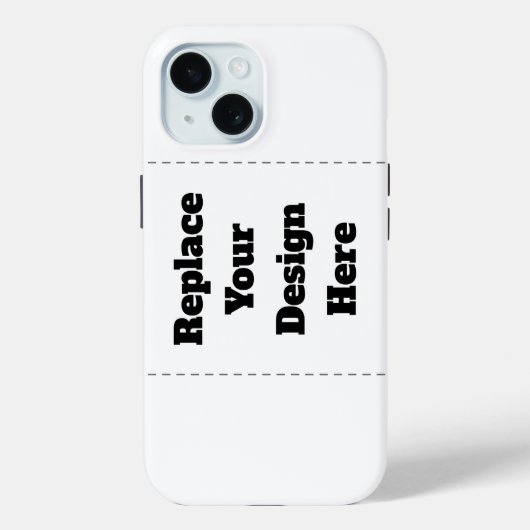 オリジナルのホワイト Case-Mate iPhoneケース (裏面)