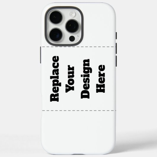 オリジナルのホワイト Case-Mate iPhoneケース (裏面)