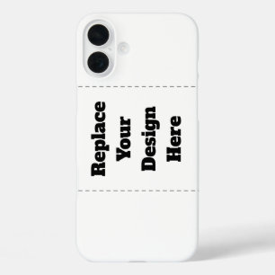 オリジナルのホワイト iPhone 16 PLUSケース