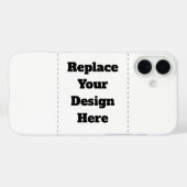 オリジナルのホワイト Case-Mate iPhoneケース (裏面 (横))