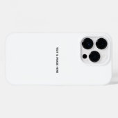 オリジナルのホワイト Case-Mate iPhoneケース (裏面 (横))