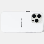 オリジナルのホワイト Case-Mate iPhoneケース (裏面 (横))
