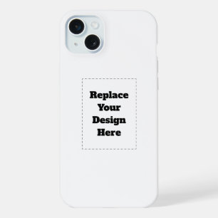 オリジナルのホワイト iPhone 15 PLUSケース
