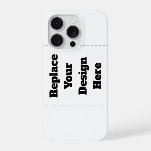 オリジナルのホワイト iPhoneケース (裏面)