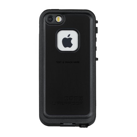 オリジナルのホワイト LifeProof iPhoneケース (裏面)