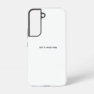 オリジナルのホワイト SAMSUNG GALAXY S22ケース