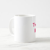 オリジナルのボスの可愛い人のマグ コーヒーマグカップ (正面左)