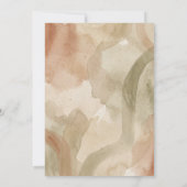 オリジナルのボヘミアンスタイルの結婚式招待状を作成 招待状 (裏面)