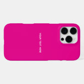 オリジナルのマゼンタの招待状はがきを作成 iPhoneケース (裏面横)