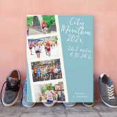 オリジナルのマラソン走行写真ポストカードを作成 ポストカード