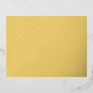 オリジナルのミニマルなシアン 箔招待状ポストカード