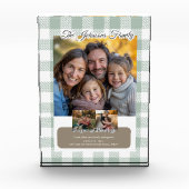 オリジナルのメッセージを作成 Sage Green Family フォトブロック (正面)