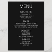 オリジナルのメニューを作成 メニュー (正面)