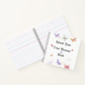 オリジナルのメモリースパイラルノートブック 8.5" x 8.5" をアップロード ノートブック (内部)