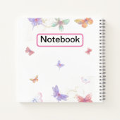 オリジナルのメモリースパイラルノートブック 8.5" x 8.5" をアップロード ノートブック (裏面)