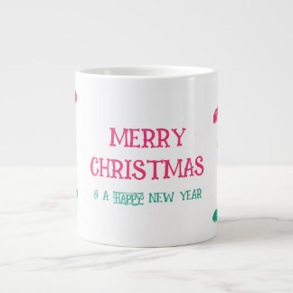 オリジナルのメリークリスマスマグカップを作成 ジャンボコーヒーマグカップ