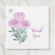 オリジナルのラナンキュラス＆アネモネのウェディングサンクスカード