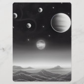 オリジナルのレトロスペースシーンを作成 メニュー (裏面)