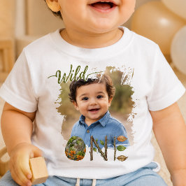 オリジナルのワイルドチャイルド ベビー誕生日Tシャツを作成 ベビーTシャツ