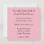 オリジナルのワシントン州ウェディングを作成しよう 招待状 (裏面)