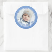 オリジナルの写真とテキストでカスタムカラーを作成 ラウンドシール (バッグ)