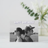 オリジナルの写真とテキストのポストカードを作成 ポストカード (スタンド正面)