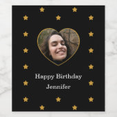 オリジナルの写真とテキストを各種の機会に ワインラベル (シングルラベル)