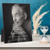 オリジナルの写真とメッセージをイーゼルスタンドに フォトプラーク (側面)