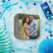 オリジナルの写真を使った紙皿をカスタムテキストで作成しよう ペーパープレート (パーティー)