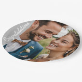 オリジナルの写真を使った紙皿をカスタムテキストで作成しよう ペーパープレート (アングル)