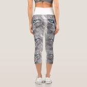 オリジナルの写真コラージュを6枚のペット写真で作成 カプリレギンス (裏面)