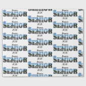 オリジナルの卒業クラス写真 包装紙 (フラット)