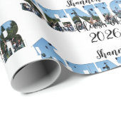 オリジナルの卒業クラス写真 包装紙 (ロールコーナー)