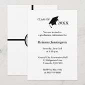 オリジナルの卒業式招待状を作成 1 招待状 (正面/裏面)