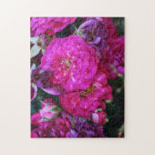 オリジナルの可愛いピンクの花を作成する ジグソーパズル (縦)