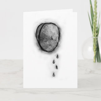 オリジナルの同情カード – 私はあなたと泣く カード