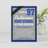 オリジナルの同窓会招待状を作成 招待状 (スタンド正面)