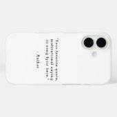 オリジナルの名言を作成 Case-Mate iPhoneケース (裏面 (横))