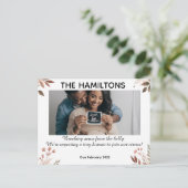 オリジナルの妊娠発表ポストカード ポストカード (スタンド正面)