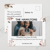 オリジナルの妊娠発表ポストカード ポストカード (正面/裏面)