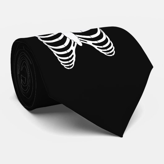 オリジナルの恐怖の胸骨ハロウィーンの胸郭 ネクタイ (ロール)