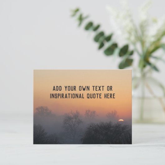 オリジナルの感動的な名言や前向きなメッセージを作成 - ポストカード (スタンド正面)