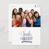 オリジナルの感謝カードを作成 どうもありがとう ポストカード (正面/裏面)