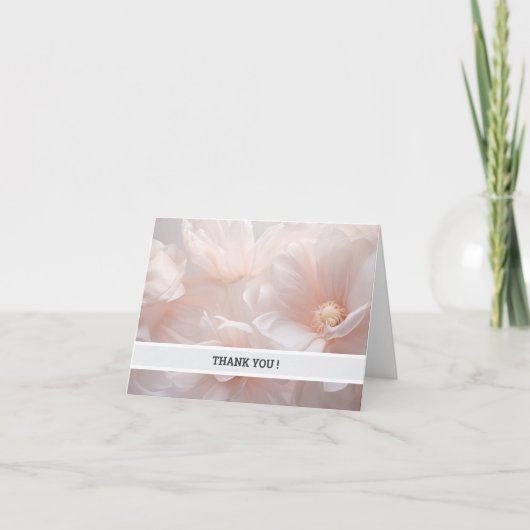 オリジナルの感謝カード サンキューカード (正面)