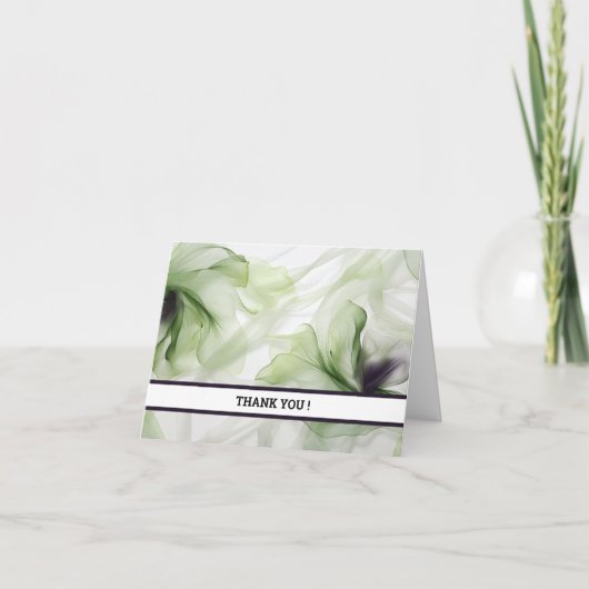 オリジナルの感謝カード サンキューカード (正面)