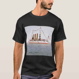オリジナルの戦艦USSオハイオ州 Tシャツ