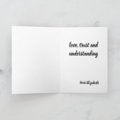 オリジナルの折りたましいカード カード (内部)