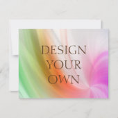 オリジナルの招待状とお知らせをデザインしよう 招待状 (正面)