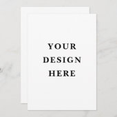 オリジナルの招待状をデザイン 招待状 (正面/裏面)